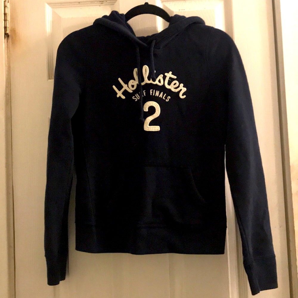 Hollister Navy Pullover Hoodie